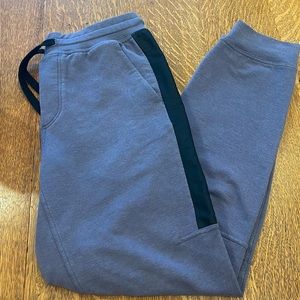 Lululemon Men’s Purple Black Sweat Joggers Medium